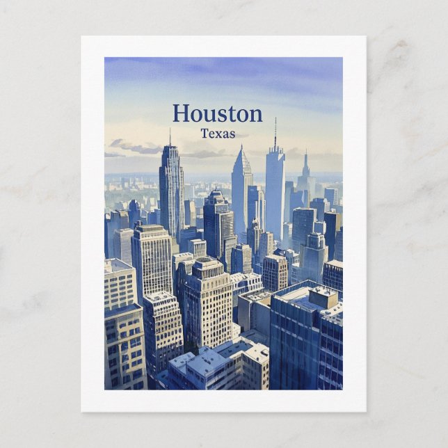 Postales de Houston Texas (Anverso)