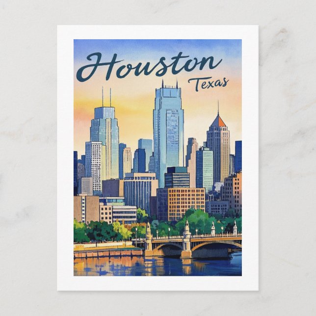 Postales de Houston Texas (Anverso)