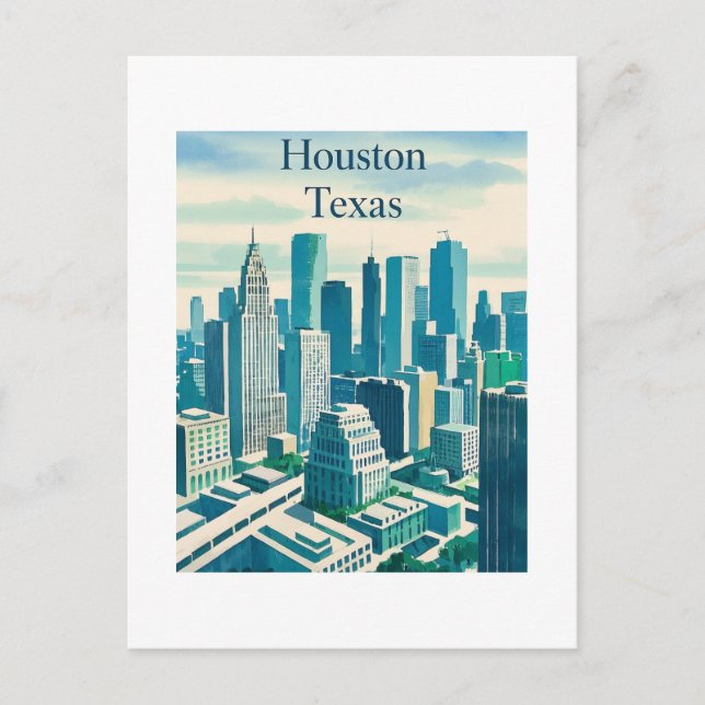Postales de Houston Texas (Anverso)