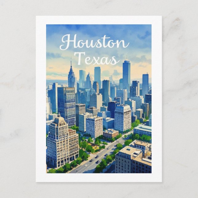 Postales de Houston Texas (Anverso)