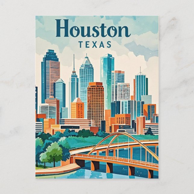 Postales de Houston Texas (Anverso)
