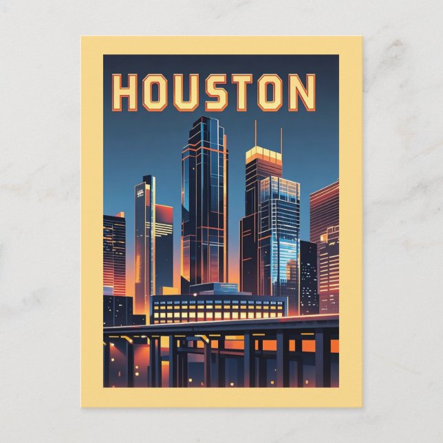 Postales de Houston Texas (Anverso)