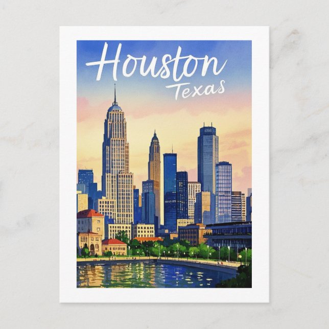 Postales de Houston Texas (Anverso)