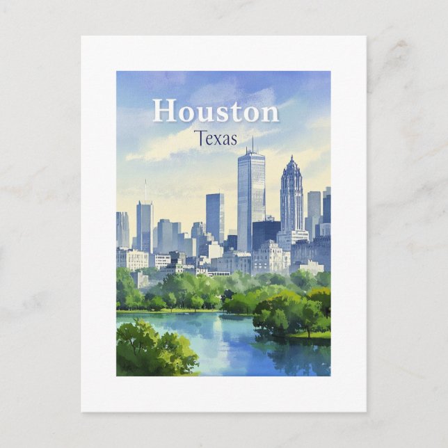 Postales de Houston Texas (Anverso)