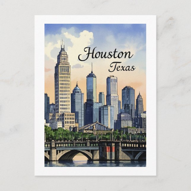 Postales de Houston Texas (Anverso)
