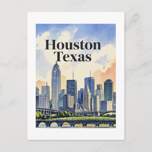 Postales de Houston Texas (Anverso)