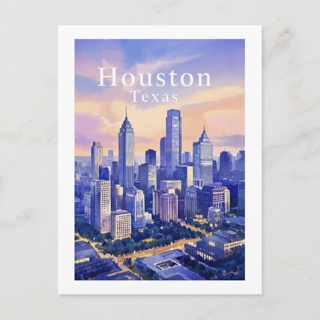Postales de Houston Texas (Anverso)