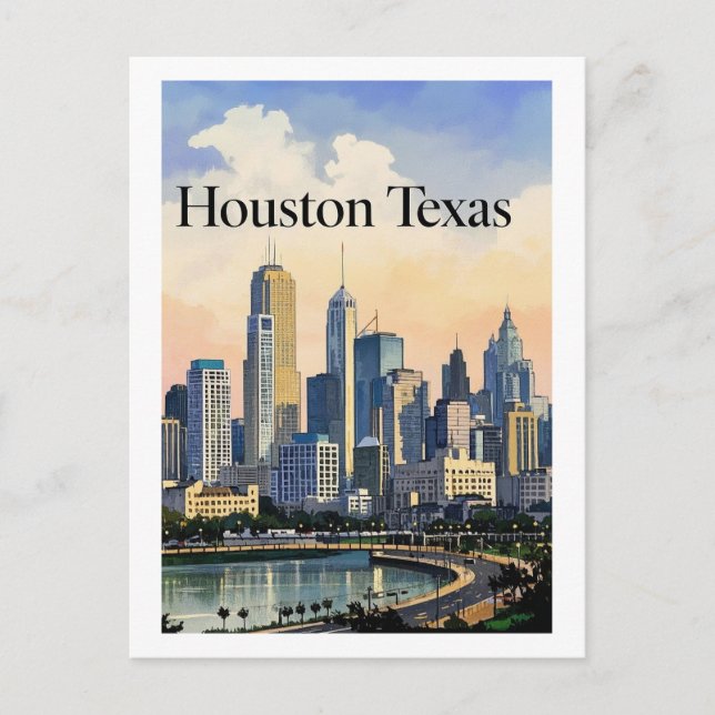 Postales de Houston Texas (Anverso)