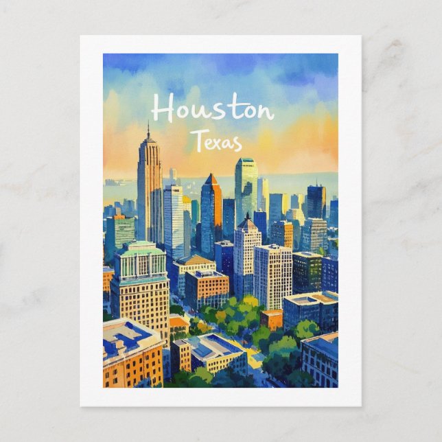 Postales de Houston Texas (Anverso)
