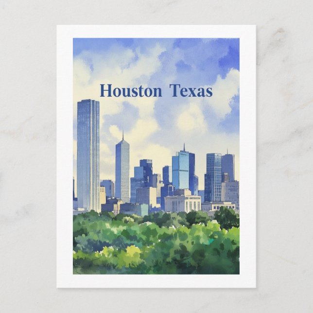 Postales de Houston Texas (Anverso)