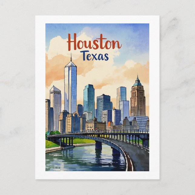 Postales de Houston Texas (Anverso)