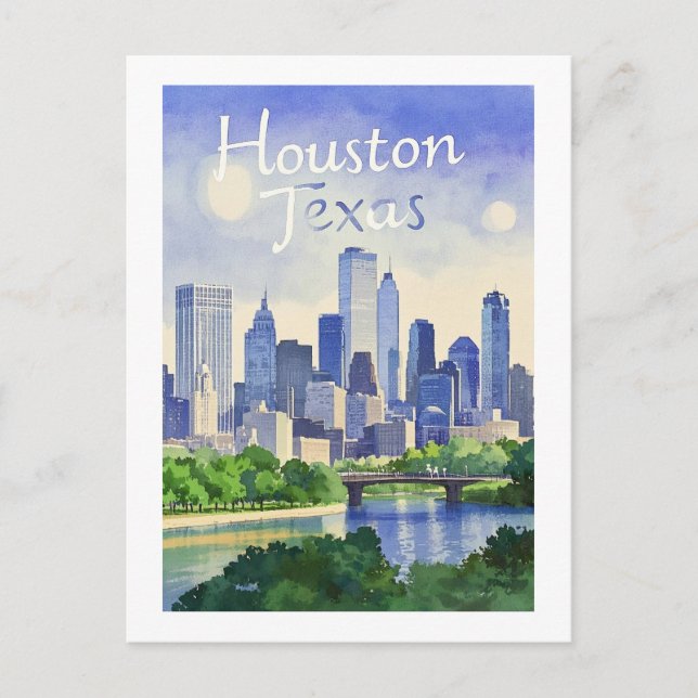 Postales de Houston Texas (Anverso)