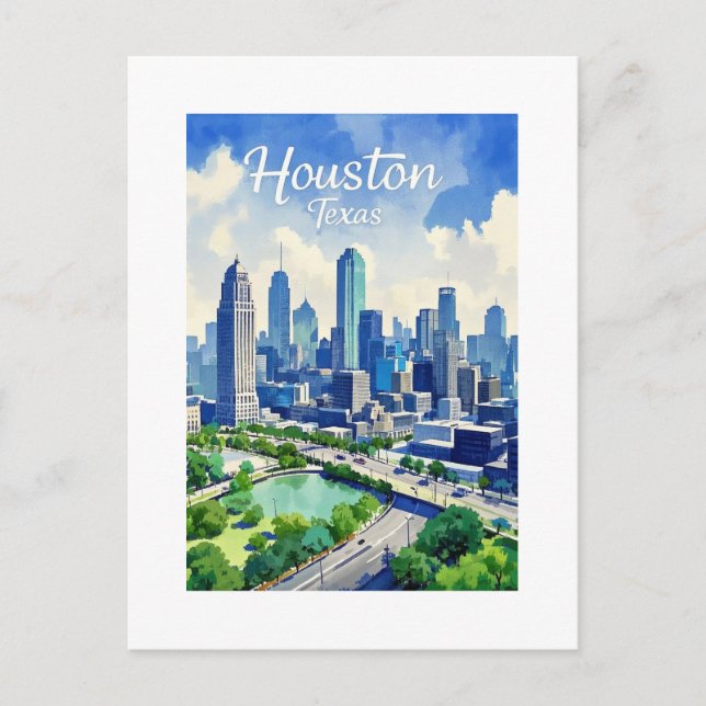 Postales de Houston Texas (Anverso)