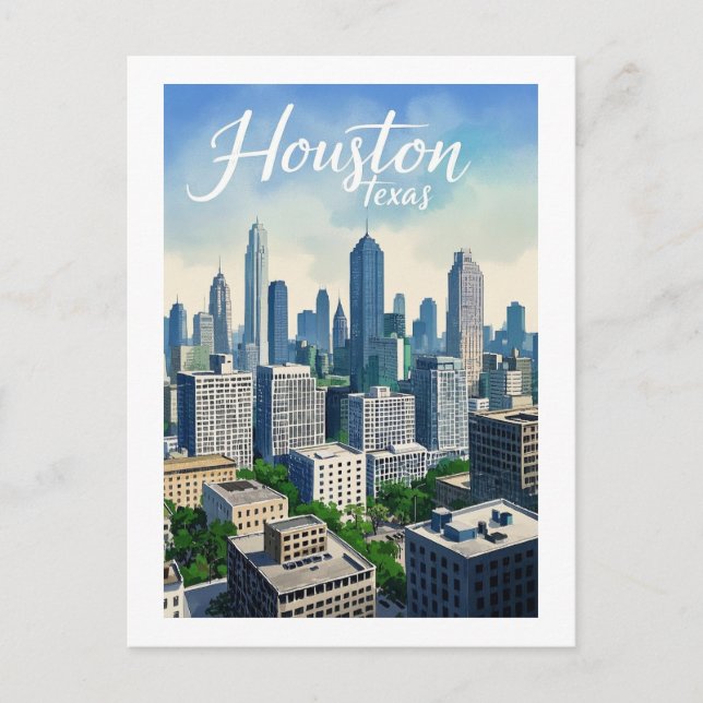 Postales de Houston Texas (Anverso)