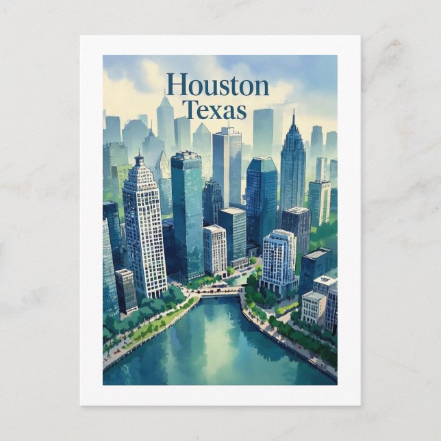 Postales de Houston Texas (Anverso)