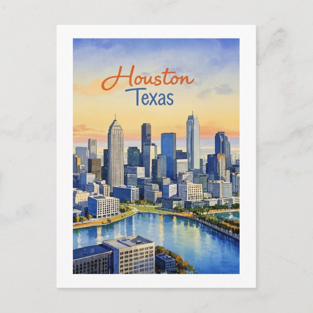 Postales de Houston Texas (Anverso)