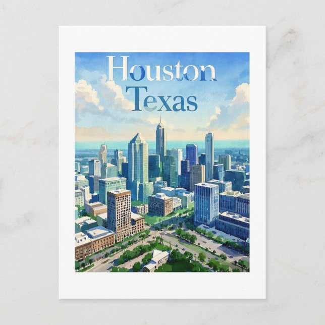 Postales de Houston Texas (Anverso)