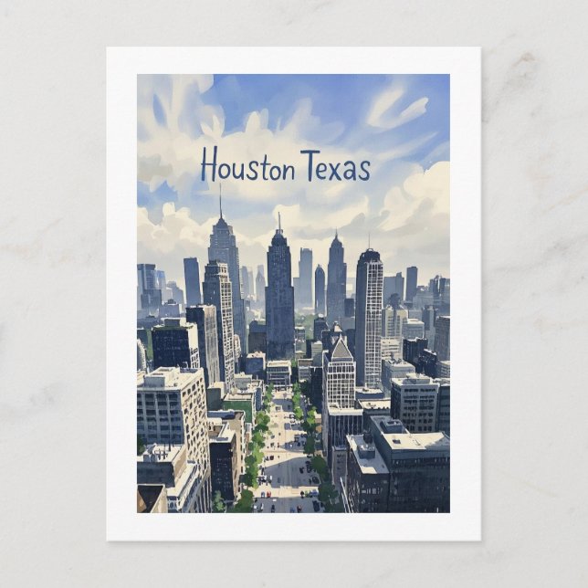 Postales de Houston Texas (Anverso)