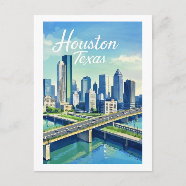 Postales de Houston Texas (Anverso)