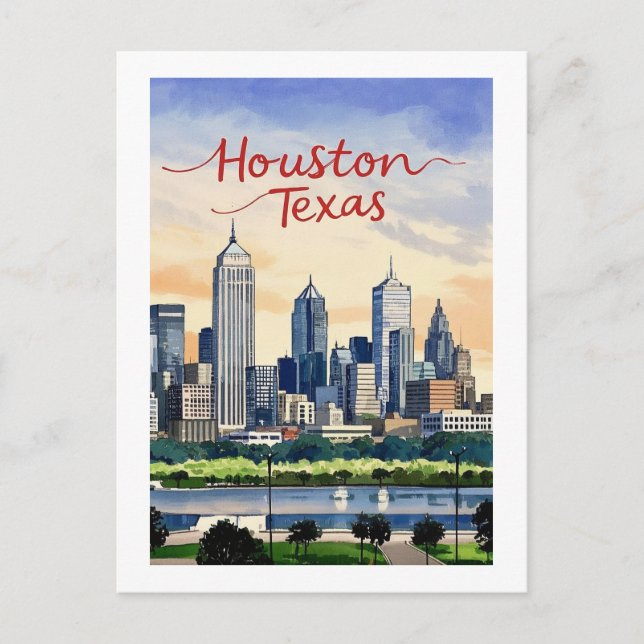 Postales de Houston Texas (Anverso)