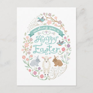 Postales de Huevo de Pascua de Woodland