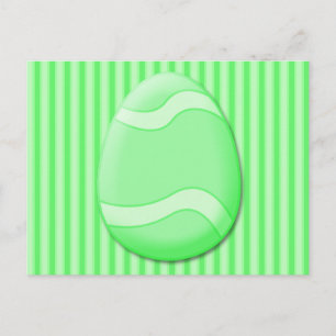 Postales de Huevo de Pascua (verde)