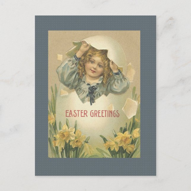 Postales de Huevo de Pascua Vintage (Anverso)