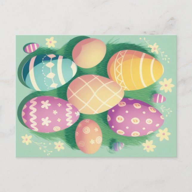Postales de huevos de Pascua (Anverso)