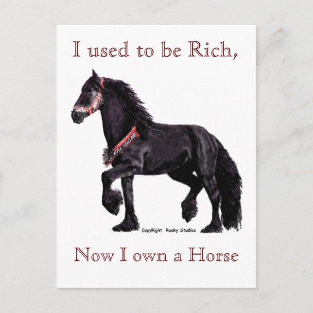 Postales de humor para caballos (Anverso)