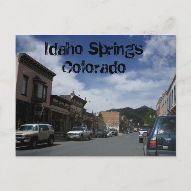 Postales de Idaho Springs Colorado (Anverso)