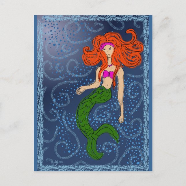 Postales de invierno de Mermaiden (Anverso)