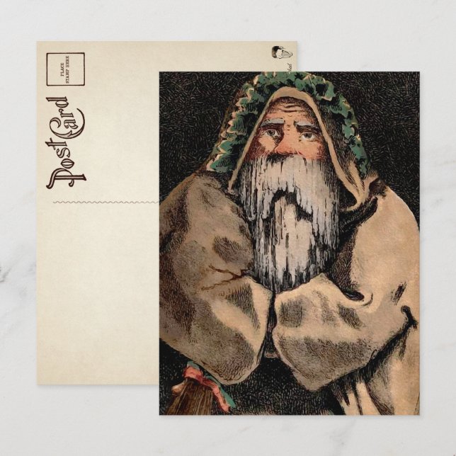 Postales de invierno de Viintage King (Anverso / Reverso)