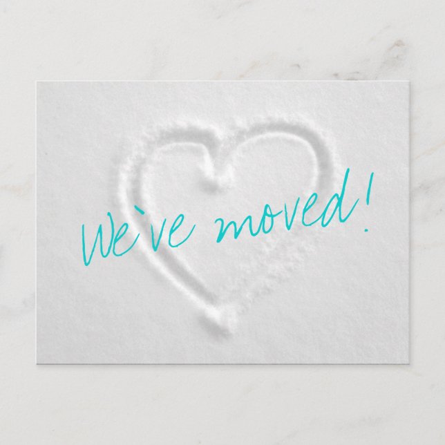 Postales de invierno en movimiento con corazón dib (Anverso)