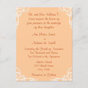 Postales de invitación a bodas baratas