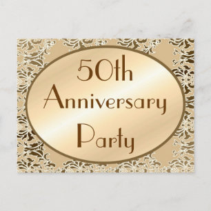 Postales de invitación a cosecha de 50 años