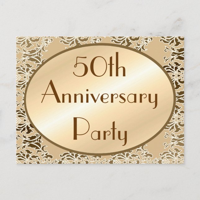 Postales de invitación a cosecha de 50 años (Anverso)