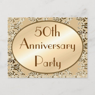 Postales de invitación a cosecha de 50 años