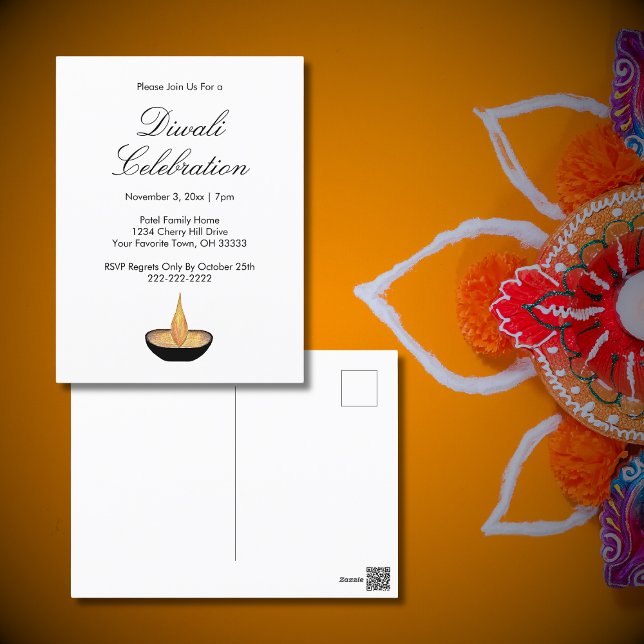 Postales de invitación a Diwali (Subido por el creador)