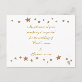 Postales de invitación a la boda fronteriza de las