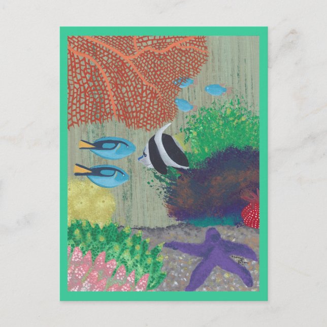 Postales de invitación a la Fiesta del Pescado Tro (Anverso)