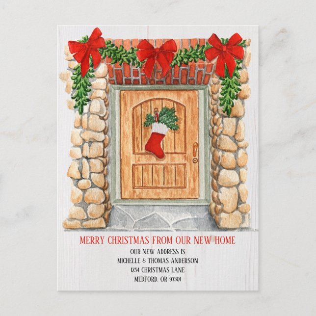 Postales de Invitación de desplazamiento de nueva  (Anverso)