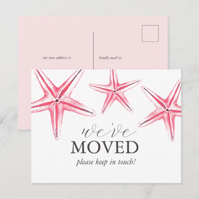 Postales de Invitación en movimiento de acuarela (Anverso / Reverso)