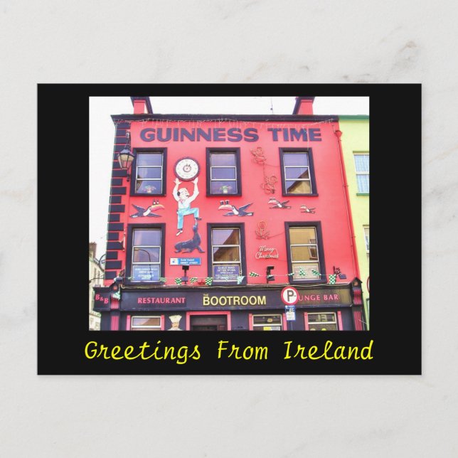 Postales de Irlanda Happy Hour (Anverso)