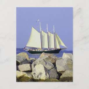 Postales de Jamestown Sailboat