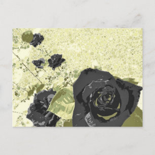 Postales de jardín de Rosa negro