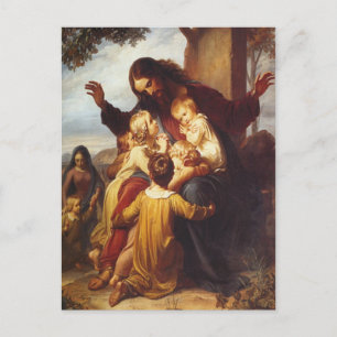 Postales de Jesús y Niños Navidades