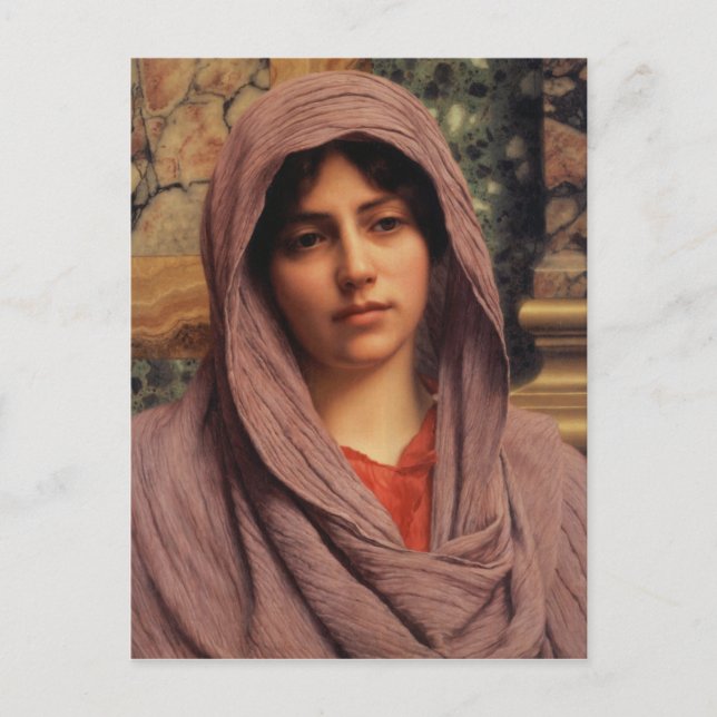 Postales de John William Godward Lycinna CC0625 (Anverso)
