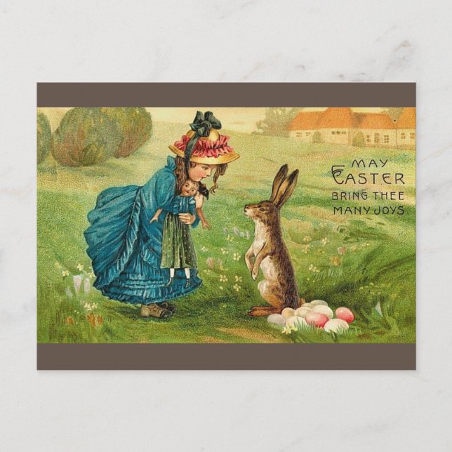 Postales de Juguetes de Pascua Vintage (Anverso)