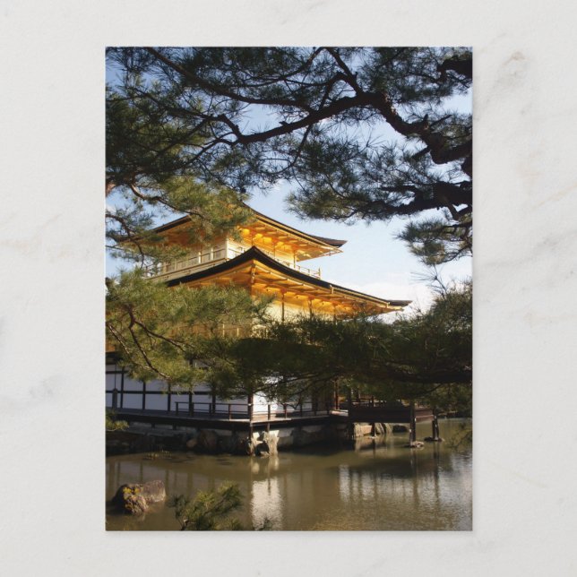 Postales de Kinkakuji (El Pabellón Dorado) (Anverso)