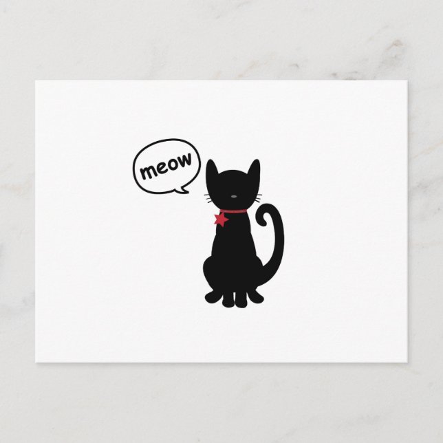 Postales de Kitty Meow (Anverso)